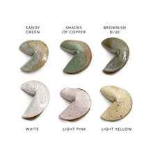 Handmade Ceramic Fortune Cookies