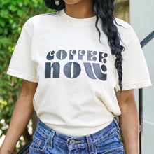 Coffee Now Shirt - Cream