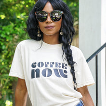 Coffee Now Shirt - Cream