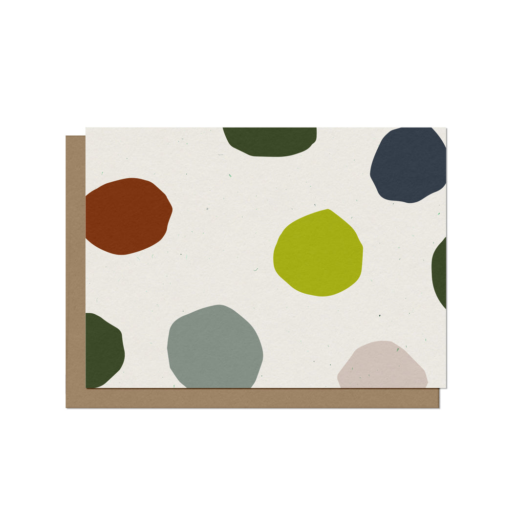 Colorful Dots Blank Card