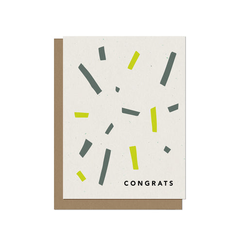 Congrats Confetti Blank Card