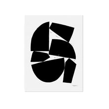 Constructed I Block Print