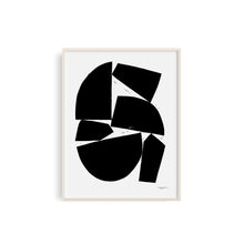 Constructed I Block Print