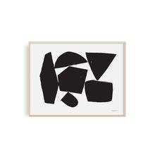Constructed V Block Print