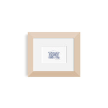 5x7 Mini Contour Double Shotgun House Art Print