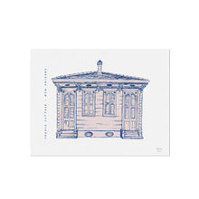 Creole Cottage - New Orleans Homes Illustration Art Print