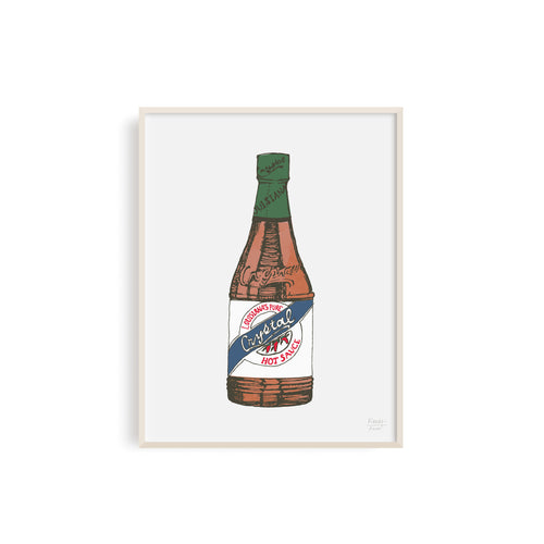 Crystal Louisiana Hot Sauce Illustration