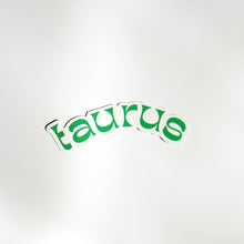 Zodiac Sign Typography Sticker