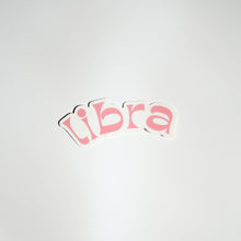 Zodiac Sign Typography Sticker