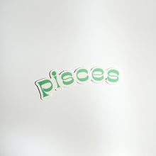 Zodiac Sign Typography Sticker