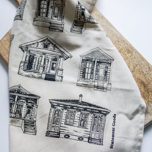 New Orleans Homes Kitchen Towel, Tea Towel