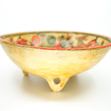Vintage Mexican Folk Art Footed Bowl