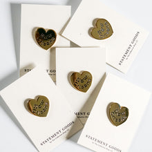 New Orleans Heart Enamel Pin