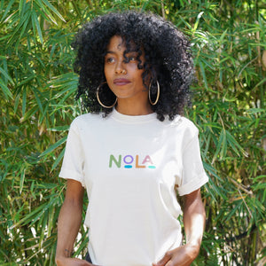 Nola in Color - Ivory Tee