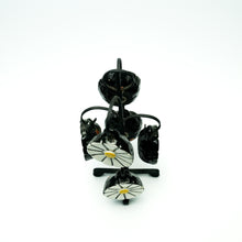 Vintage 1960's White & Yellow Hanging Daisy Spice Rack