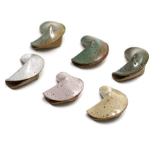 Handmade Ceramic Fortune Cookies