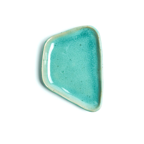 Small Modern Ceramic Dish - Deep Sea Glass - No.4