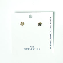 Mia Small Gold Plated Flower Studs