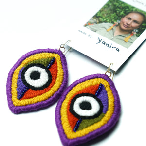 Yanira Large Embroidered Eyes by Swiet