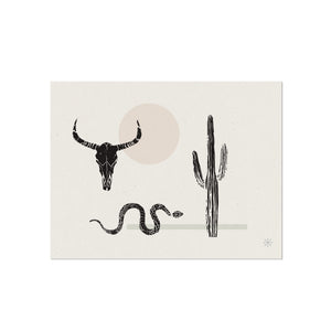 Modern Desert Art Print