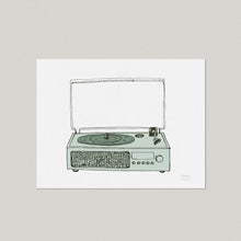 Victrola Record Player Musical Art Print