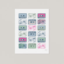Cassettes Art Print