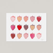 Strawberries Fruit and Kitchen Art Print