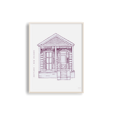 Eastlake Shotgun - New Orleans Homes Illustration Art Print