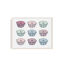 Bundt Cake Pans Kitchen Art Print
