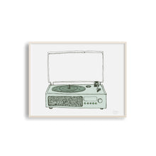 Victrola Record Player Musical Art Print