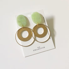 Frida Acetate and Raw Earrings
