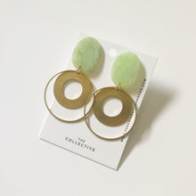 Frida Acetate and Raw Earrings