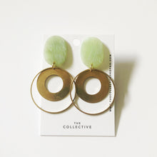 Frida Acetate and Raw Earrings