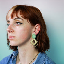 Frida Acetate and Raw Earrings