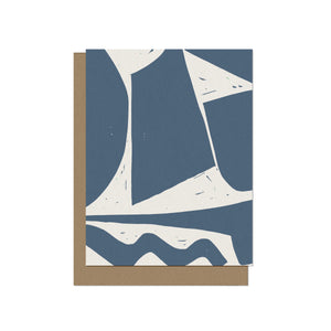 Fun Modern Shapes Blank Card