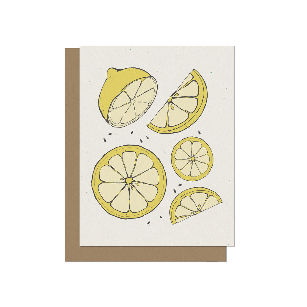 Funtastic Lemons Blank Card