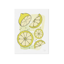 Funtastic Lemons Fruit and Kitchen Art Print