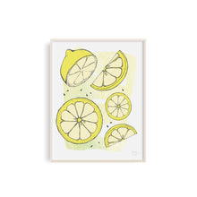 Funtastic Lemons Fruit and Kitchen Art Print