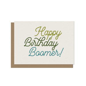 Happy Birthday Boomer | Blank Card