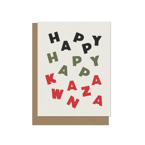 Happy Happy Kwanzaa | Blank Card