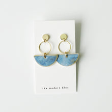 Hayden - Modern Crescent Porcelain Earrings