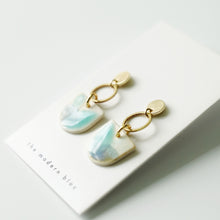 Hazel - Medium Modern Porcelain Earrings