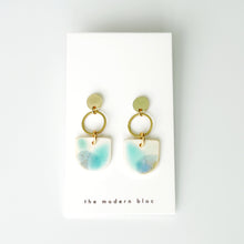 Hazel - Medium Modern Porcelain Earrings