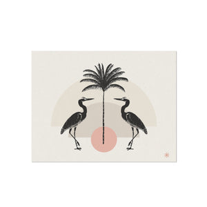 Two Herons Art Print