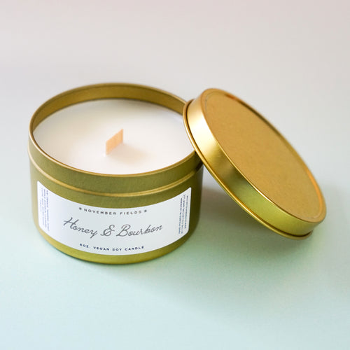 Honey and Bourbon Candle