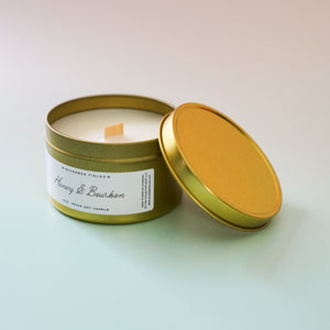8oz Honey and Bourbon Soy Wax Candle