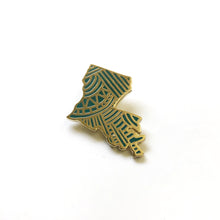 Louisiana State Hard Cloisonné Enamel Pin