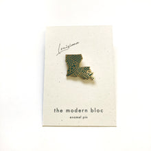 Louisiana State Hard Cloisonné Enamel Pin