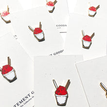 Sno-ball Hard Cloisonné Enamel Pin