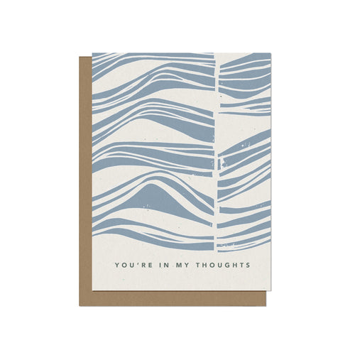 In My Thoughts Sympathy Blank Card